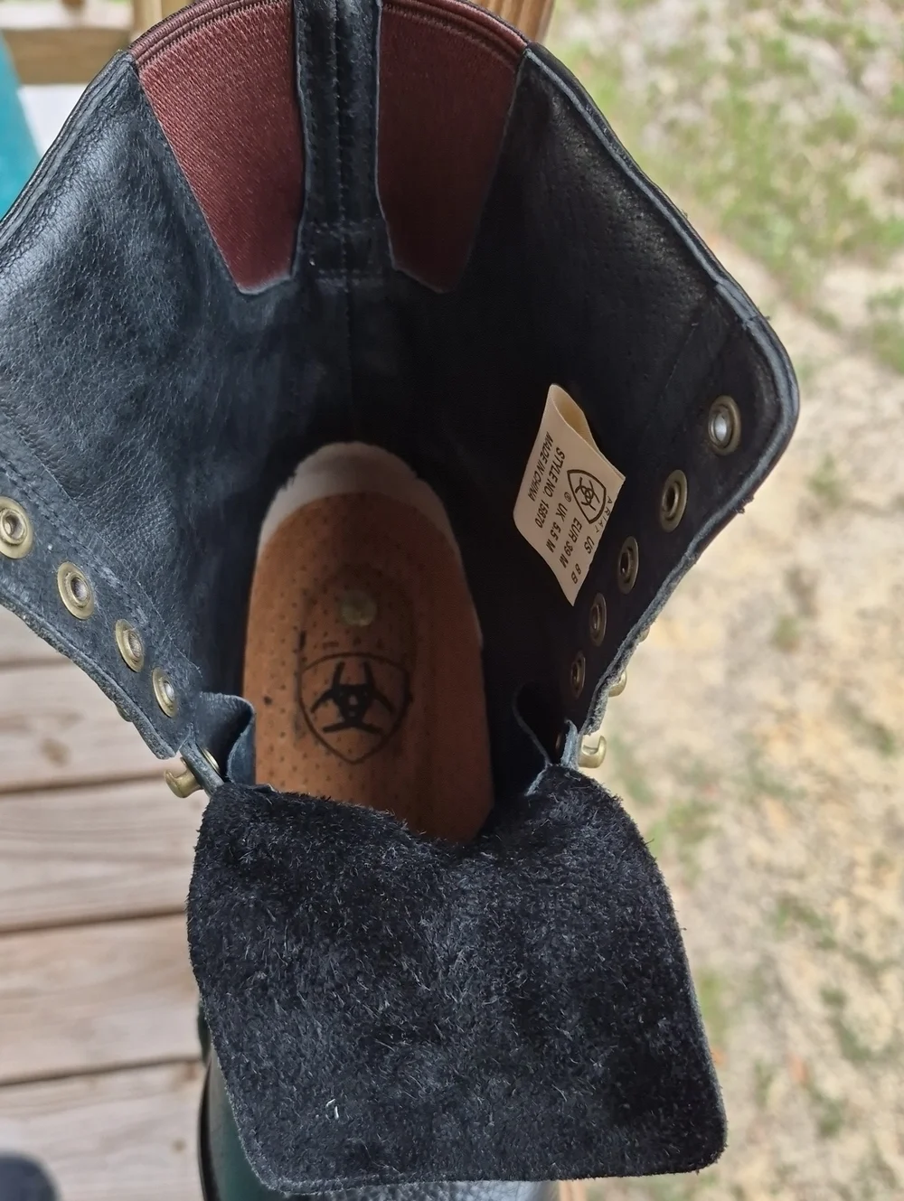 ARIAT LACE UP LADIES FASHION/WESTERN BOOTS - Picture 10 of 14